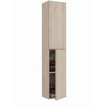 VCM Lendas Hochschrank 150 x 33 x 22 cm Sonoma-Eiche/Holz