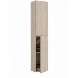 VCM Lendas Hochschrank 150 x 33 x 22 cm Sonoma-Eiche/Holz
