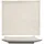 Intirilife Sushi Platte Servier Teller aus Porzellan 26 x 23.4 x 3.8 cm in Weiß | Gr.: onesize