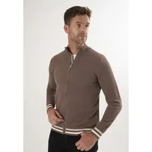 Felix Hardy Strickjacke in Braun/Weiß M