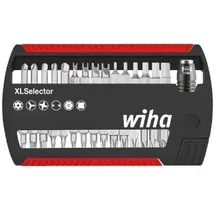 Wiha Bit Set XLSelector Security Standard 25 mm gemischt 31-tlg. 1/4", Tri-Wing/Spanner/Innensechskant mit Bohrung/Torq-Set/Torx mit Loch/Innenvierkant