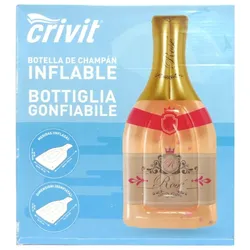 Crivit Luftmatratze Champagner zum Relaxen und Sonnenbaden aufblasbar