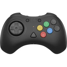 retro fighters D6 Dreamcast Controller Schwarz Switch/PC