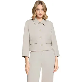 Betty Barclay Blazer-Jacke mit 3/4 Arm in grau beige, 40