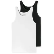 SCHIESSER Herren 2 Pack Unterhemd ohne Arm-95/5 Organic Unterwäsche, Sortiert 1_176038, 8/
