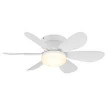 EGLO LED Deckenventilator 52 cm Deckenventilator Weiß