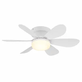 EGLO LED Deckenventilator 52 cm Deckenventilator Weiß