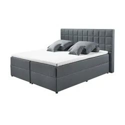 Primo Boxbett  Alaska  ¦ grau ¦ Maße (cm): B: 180 H: 123