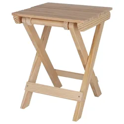 Mueblear - Klappbarer Gartentisch ohne Öl-Lackierung 40x41cm