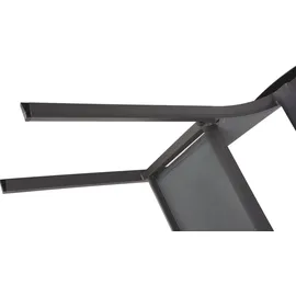 Garden Pleasure Gartenmöbel-Set Rana 5-teilig mit Keramik-Tisch Dunkelgrau