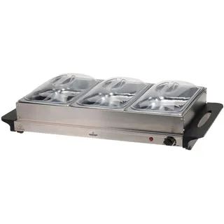 Excellent Electrics Kerbl Buffetwarmer, Speisewärmer, Schwarz, Silber