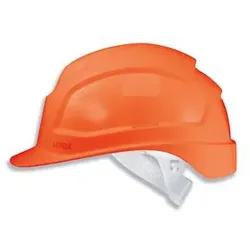 uvex pheos C Schutzhelm mit Lüftung - konvent. Innenausstattung - langer Schirm orange 51 cm - 61 cm - 9771220 - orange