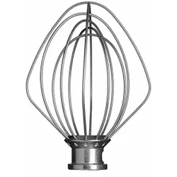 Bartscher Schneebesen zu K45 5KSM45EWH, Schneebesen aus Edelstahl zum Schlagen von cremigen und flüssigen Speisen, 1 Stück