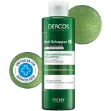 Vichy Dercos Anti-Schuppen K, Tiefenreinigendes Shampoo für fettige und empfindliche Kopfhaut, Bei hartnäckigen Schuppen und Ablagerungen, Keratolytische und antimikrobielle Wirkung, 250 ml