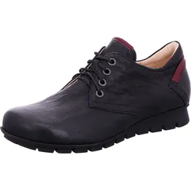 THINK! MENSCHA chromfrei gegerbte nachhaltige Halbschuhe, SCHWARZ/KOMBI 0000