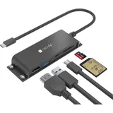 TECHLY 5-in-1 Type-C Adapter IADAP-USBC-935