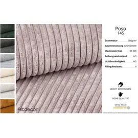 altdecor Modulares Sofa Ecksofa in L-Form - Kerru-L1 - 285x190x70 cm Rosa universal, links/rechts Corner modular Sofa Eckcouch Couch Wohnlandschaft... - Rosa