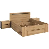 xonox.home MID.YOU Schlafzimmer-Set CANU, - B/H/T: ca. 244.00x87.00x205.00
