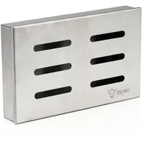 BBQ-Toro Räucherbox 21 x 13 x 4 cm Edelstahl silber