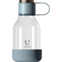 ASOBU Dog Bowl Lite Trinkflasche 1,5 Liter mit integriertem Hundenapf, hellblau