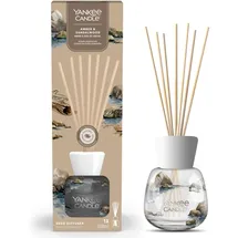 Yankee Candle Signature Diffusor mit Rattanstäbchen | Amber & Sandalwood | 100ml | bis zu 10 Wochen Duft | Recycelbare Verpackung | Perfekte Geschenke für Frauen