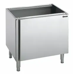 Bartscher Unterbau 600, B600, 1T, ZB, Höhenverstellbarer Unterbau mit geringem Platzbedarf, 1 Stück