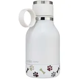 ASOBU Dog Bowl Bottle Weiß, 0.975 L