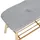 Zeller Schuhbank 89,5 x 30 x 44 cm grau / grau