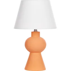 Tischleuchte FABILOS Keramik Orange