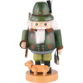 Erzgebirgische Volkskunst Richard Glässer GmbH Nussknacker Förster mit Dackel 21 cm Holz