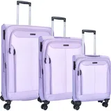 TheTrueC Kopenhagen Koffer-Set 3-tlg. flieder/lila