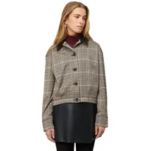 Zero Jackenblazer Kariert Beige 42