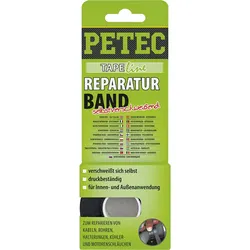 PETEC 94905 Reparaturband Rolle 5mx19mmx0,5mm SB-Karte Selbstverschweißend Abdichten Isolieren