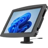 Compulocks Surface Pro 8-10 Space Enclosure Tilting Stand 4" Black - Befestigungskit (Gehäuse, pole stand) für Tablett - verriegelbar - hochwertiges Aluminium - Schwarz