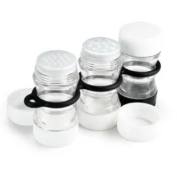 GSI Camping Mini Salz Pfeffer Gewürz Streuer Set Dose Gläser Outdoor 22Etiketten