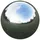 vidaXL Spiegelball Ø 30 cm Silber Edelstahl 201