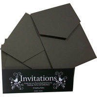 Paperstate Einladungskarten, 8 Stück, Chocolate