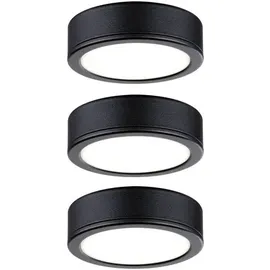 Paulmann LED-Schrankleuchte LED LED fest eingebaut 9W Warmweiß Schwarz