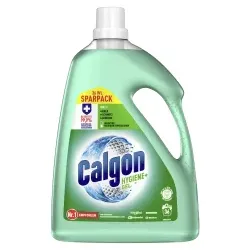 Calgon Hygiene+ Gel, Wasserenthärter, antibakterielle Aktivstoffe 3254217 , 1,8 Liter - Flasche, 36 WL