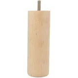 MS Beschläge Ø 50mm Möbelfuß Vollholz Buchenholz Sofastempel Möbelstütze 150mm)