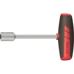 HOLEX Steckschlüssel mit Quergriff, Klingenlänge 125 mm 17 mm