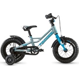 S'Cool faXe 12R 1S Kinder Fahrrad Grau/Türkis | 20cm