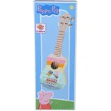 Eichhorn Spielzeuggitarre Peppa Pig Holz Ukulele 43cm mehrfarbig 4 Nylonsaiten