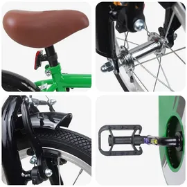 vidaXL Kinderfahrrad 12 Zoll grün
