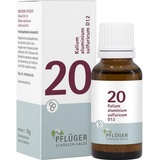 Homöopathisches Laboratorium Alexander Pflüger GmbH & Co. KG Biochemie Pflüger 20 Kalium 12 Gl.