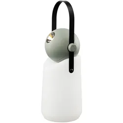 LED-Lampe Guidelight Weltevree Leuchtenkörper matt weiß, Designer Floris Schoonderbeek, 34 cm