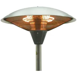 Terrassenheizer Milán Versenkbarer elektrischer 2100W. Ideal für Restaurants und Hotels.
