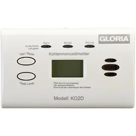 Gloria Kohlenmonoxidmelder KO2D Weiß 1