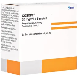 Cosopt 20 Mg/ml + 5 mg/ml Augentropfen 15 ml