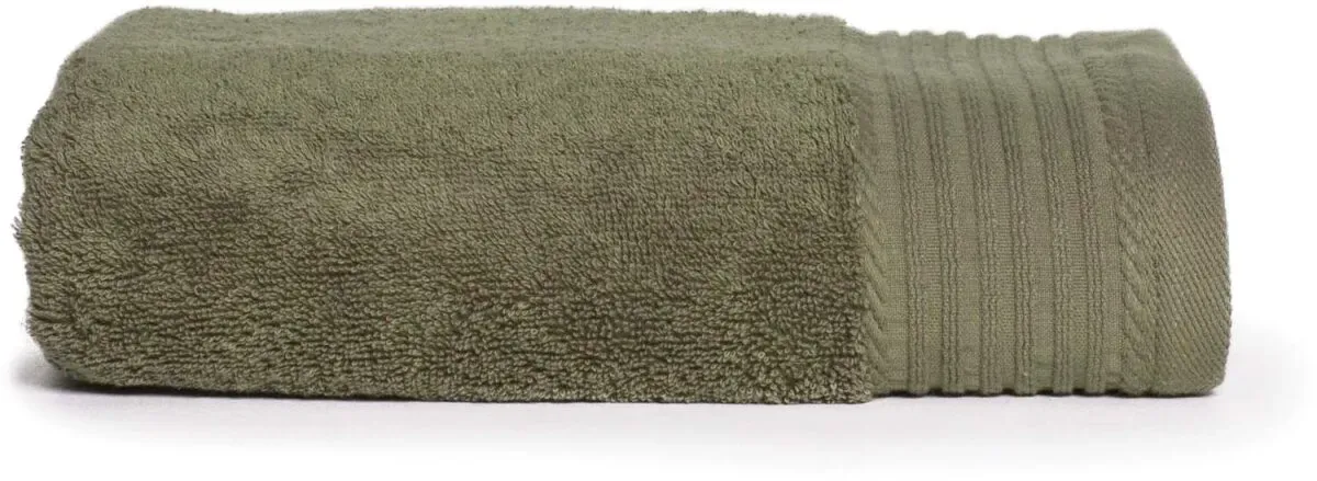 The One Towelling Handtuch 'Deluxe' T1-DELUXE50 olive green 50 x 100 cm